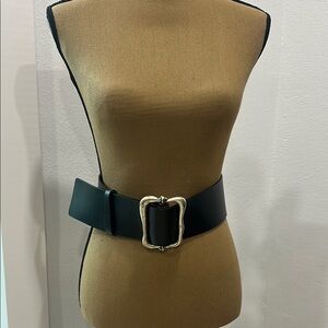 ba&sh Black and Silver Statement Belt